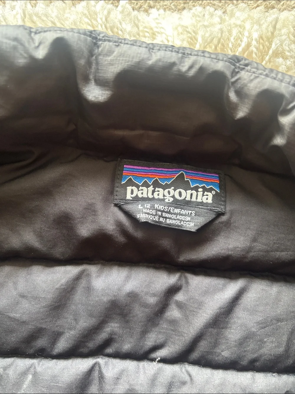 Patagonia Black Quilted Puffer Jacket